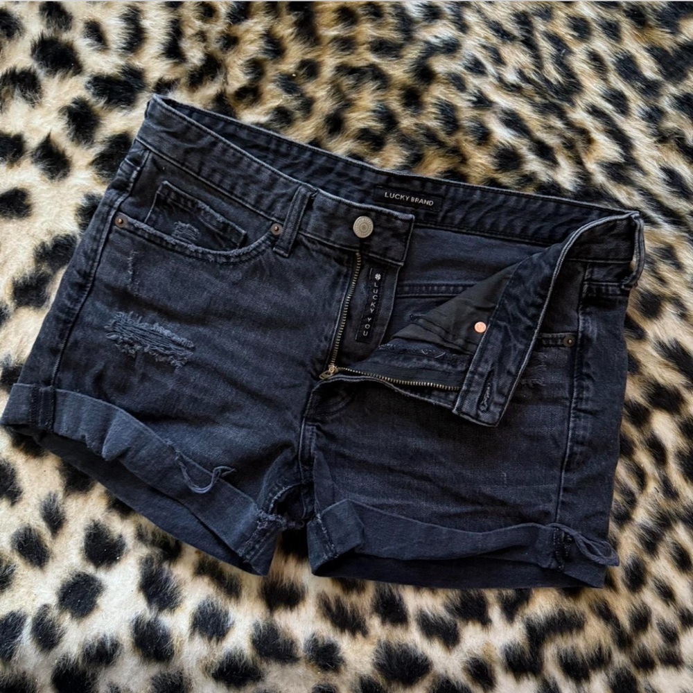 Black Lucky Brand Denim Shorts